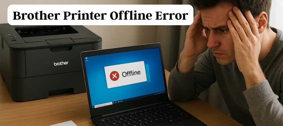 Brother Printer Offline Error – Shows “Offline” Status Even When Connected